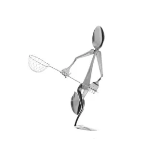 Lacrosse Player Display Spoon