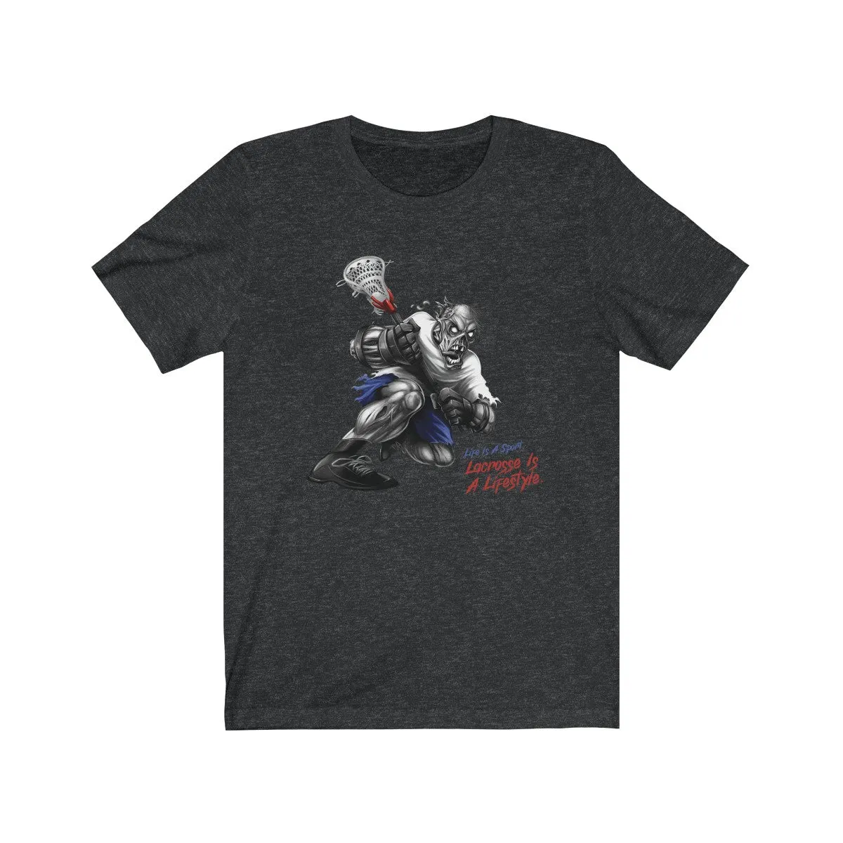 Lacrosse Red, White & Blue Premium Short Sleeve Tee