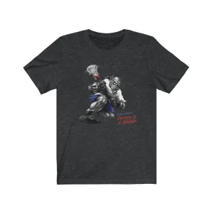 Lacrosse Red, White & Blue Premium Short Sleeve Tee