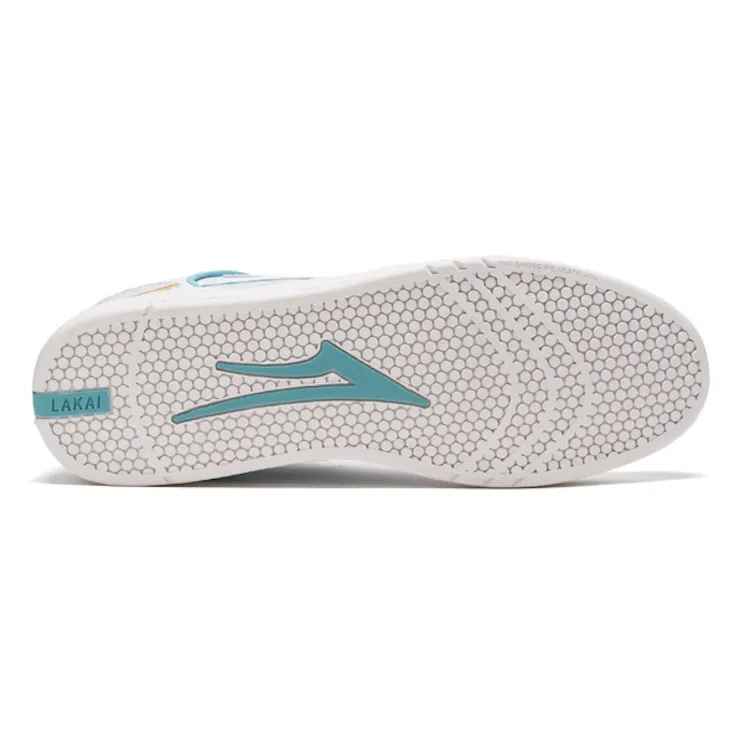 Lakai Telford Low x Rob Welsh White Leather Shoes