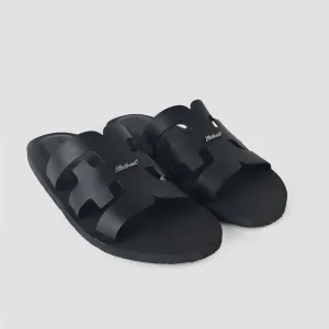 LEATHER SLIPPER WITH VIBRAM SOLE