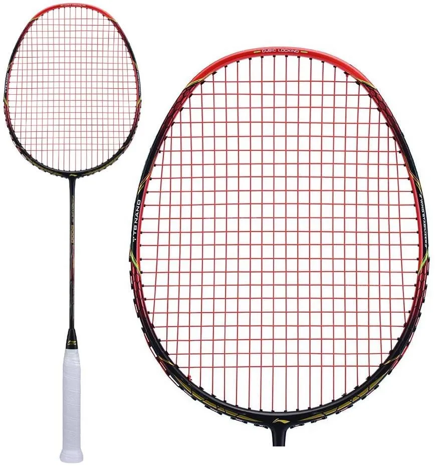 Li-Ning Aeronaut 8000 Yuchen Badminton Racket - Black Red