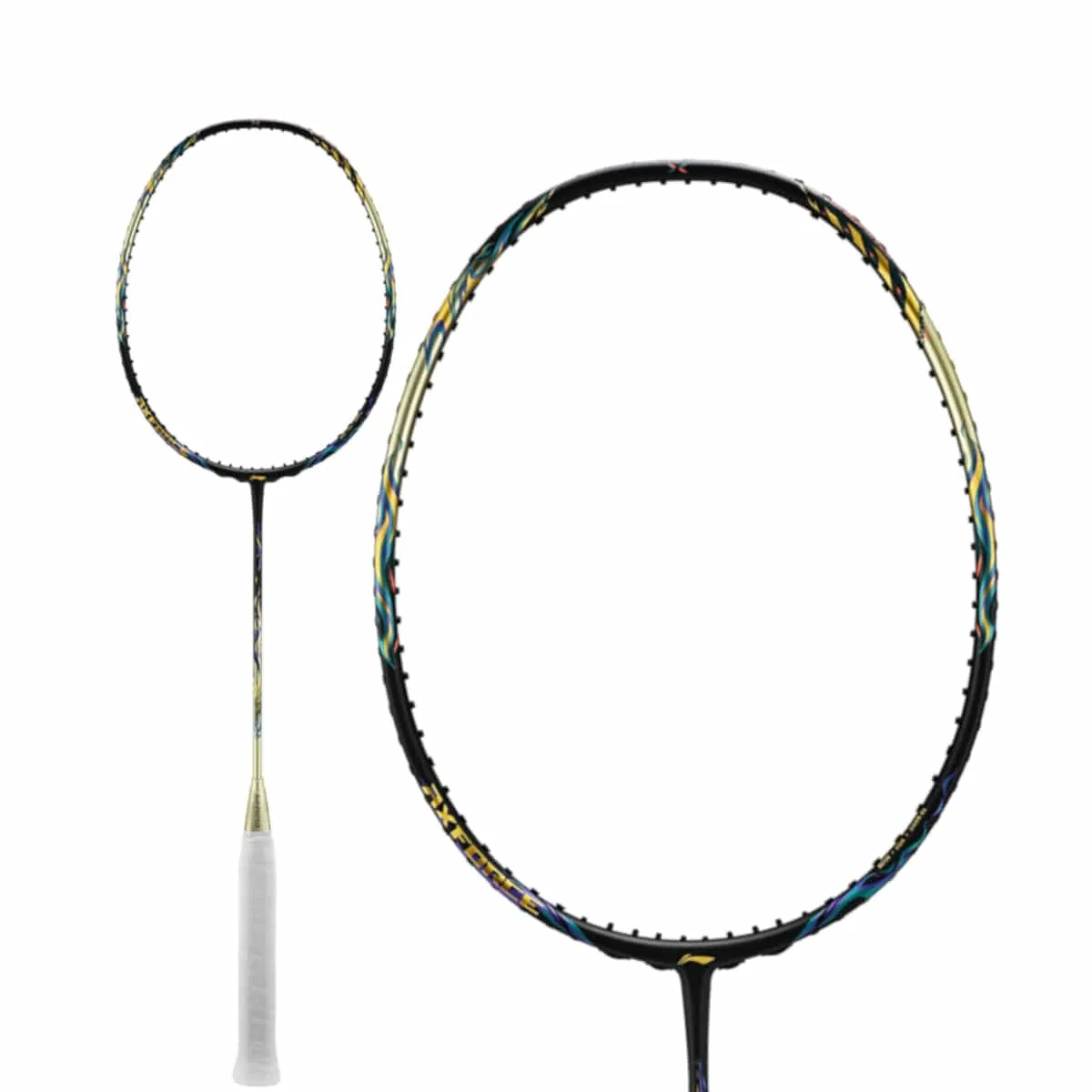 Li-Ning Axforce 100 Badminton Racket - Pale Gold