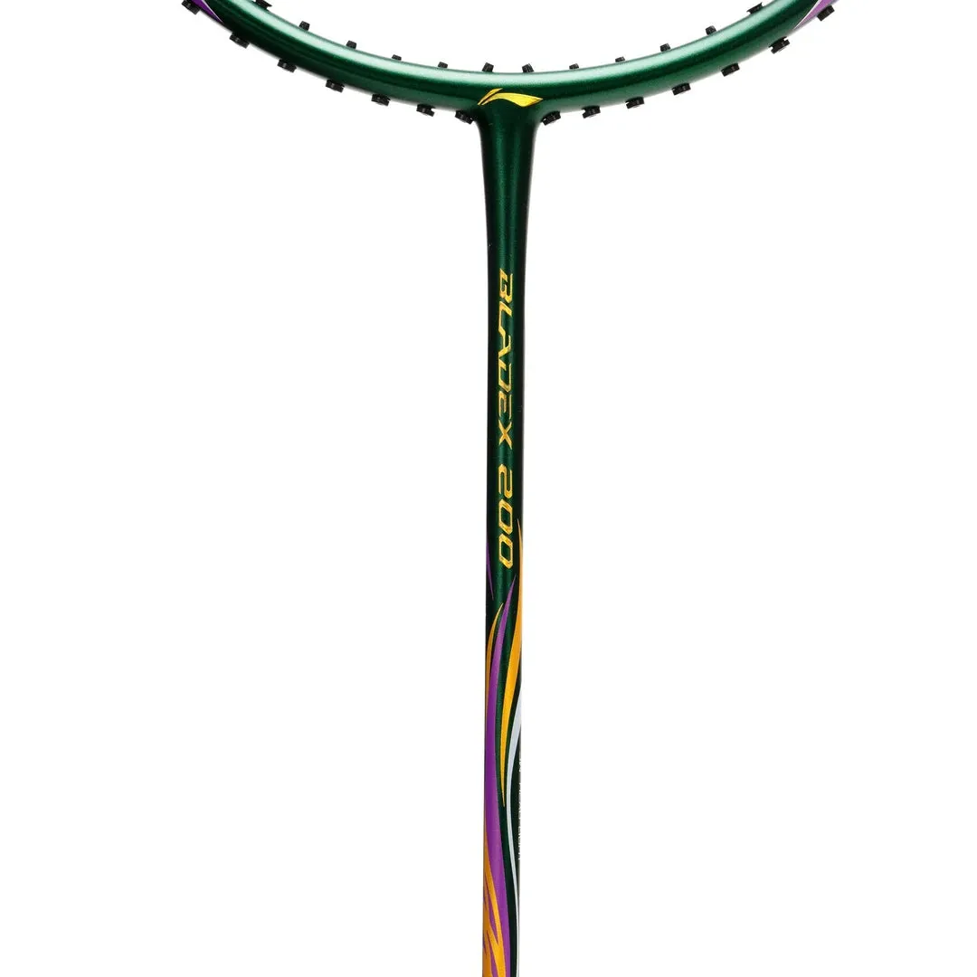 Li Ning Blade X 200 Emerald Gold (83 grams) Badminton Racquet