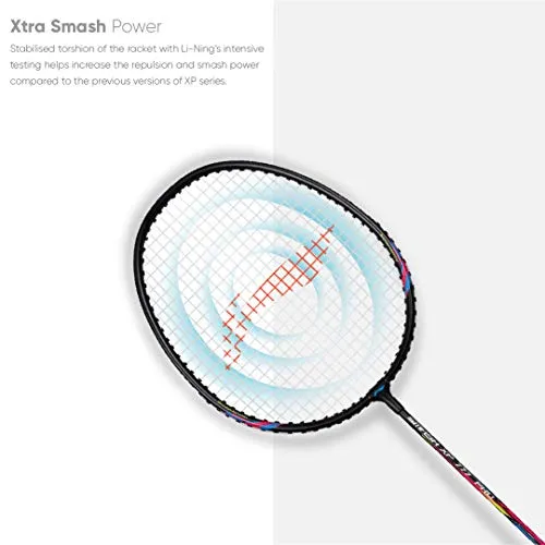 Li-Ning Lockdown Aluminum Badminton Kit (2 x Li-Ning Rackets & 6 x Nylon Shuttlecocks), Black/Pink