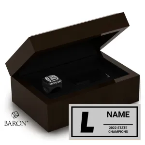 Longmeadow High School Lacrosse 2022 Championship Ring Box