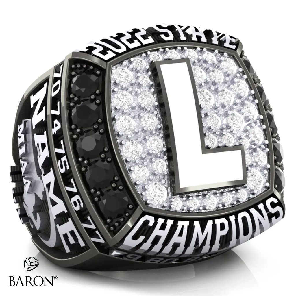 Longmeadow High School Lacrosse 2022 Championship Ring - Design 2.7
