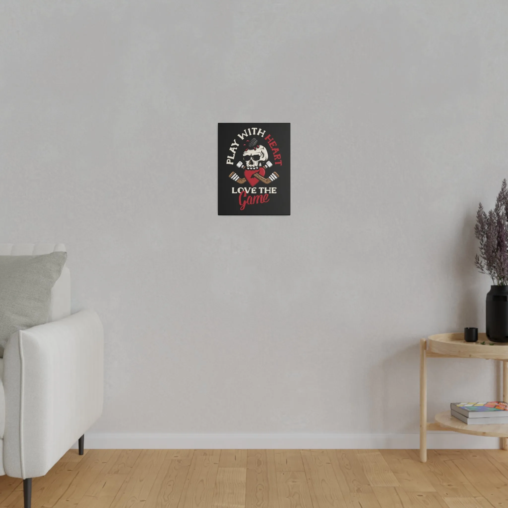 LOVE THE GAME STRETCHED CANVAS