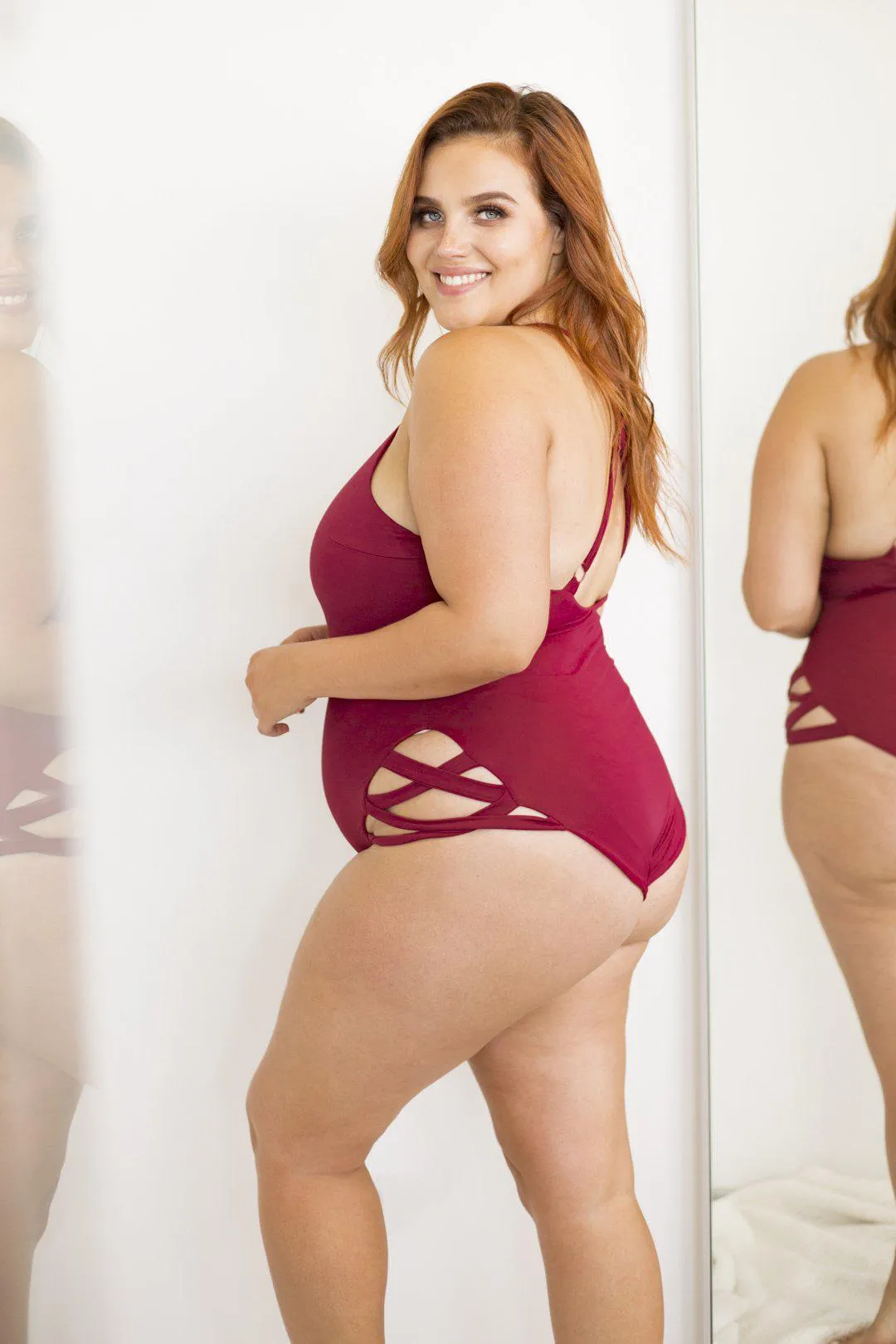 Lunalae Yoncé Bodysuit - Wine