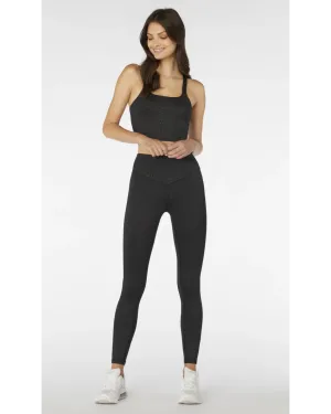 L'urv Close Contact Midi Crop - Black Leopard