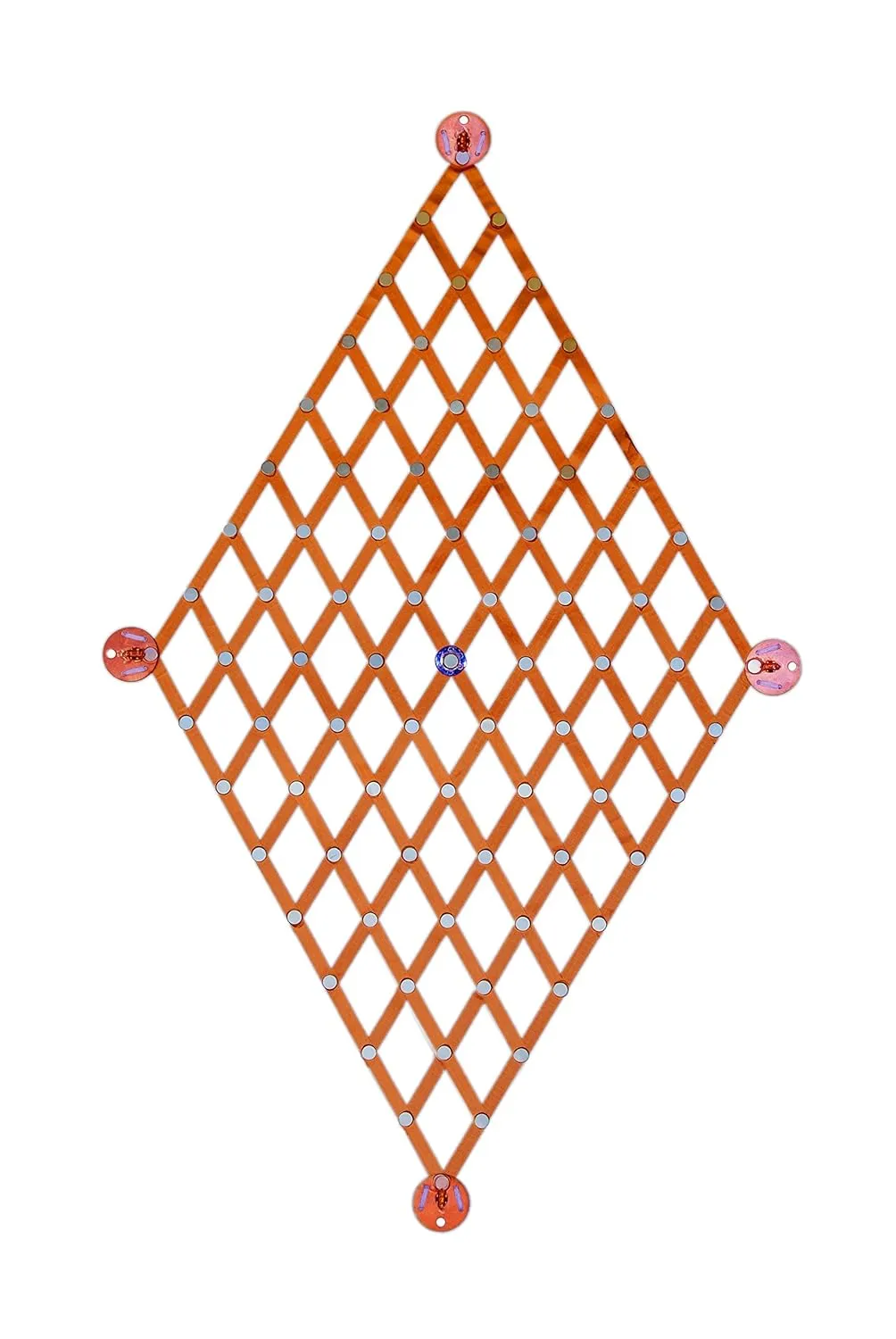 Magnetic Healing Mat System with Two Quartz Crystal Healing Earth Vajras