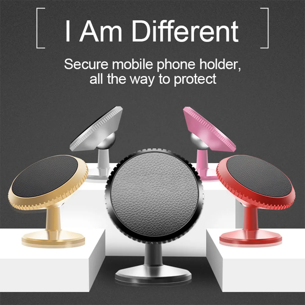 Magnetic Phone Holder GPS Universal Mobile Phone Mount Air Vent Car Holder Black