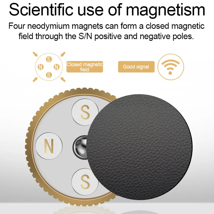 Magnetic Phone Holder GPS Universal Mobile Phone Mount Air Vent Car Holder Black