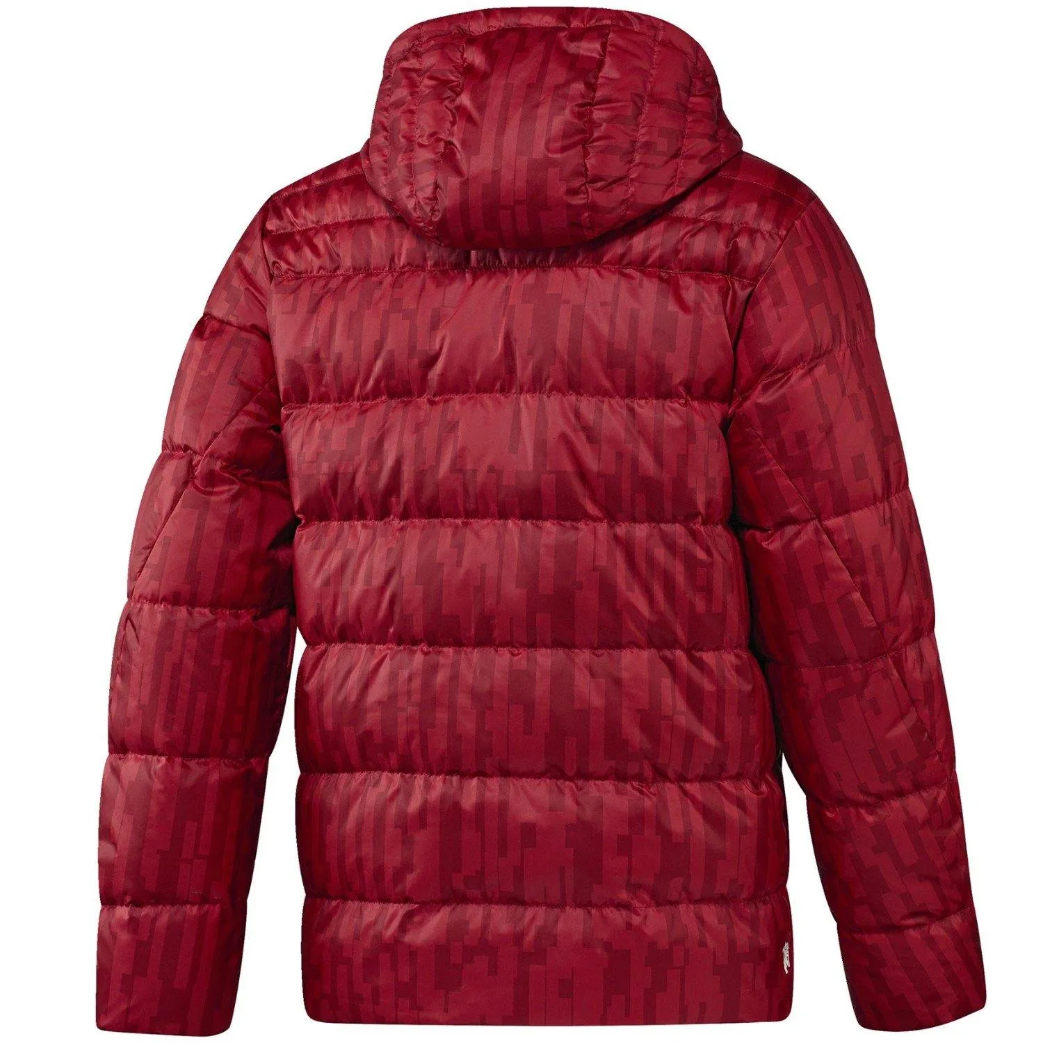 Manchester United soccer red training bench padded jacket 2017/18 - Adidas