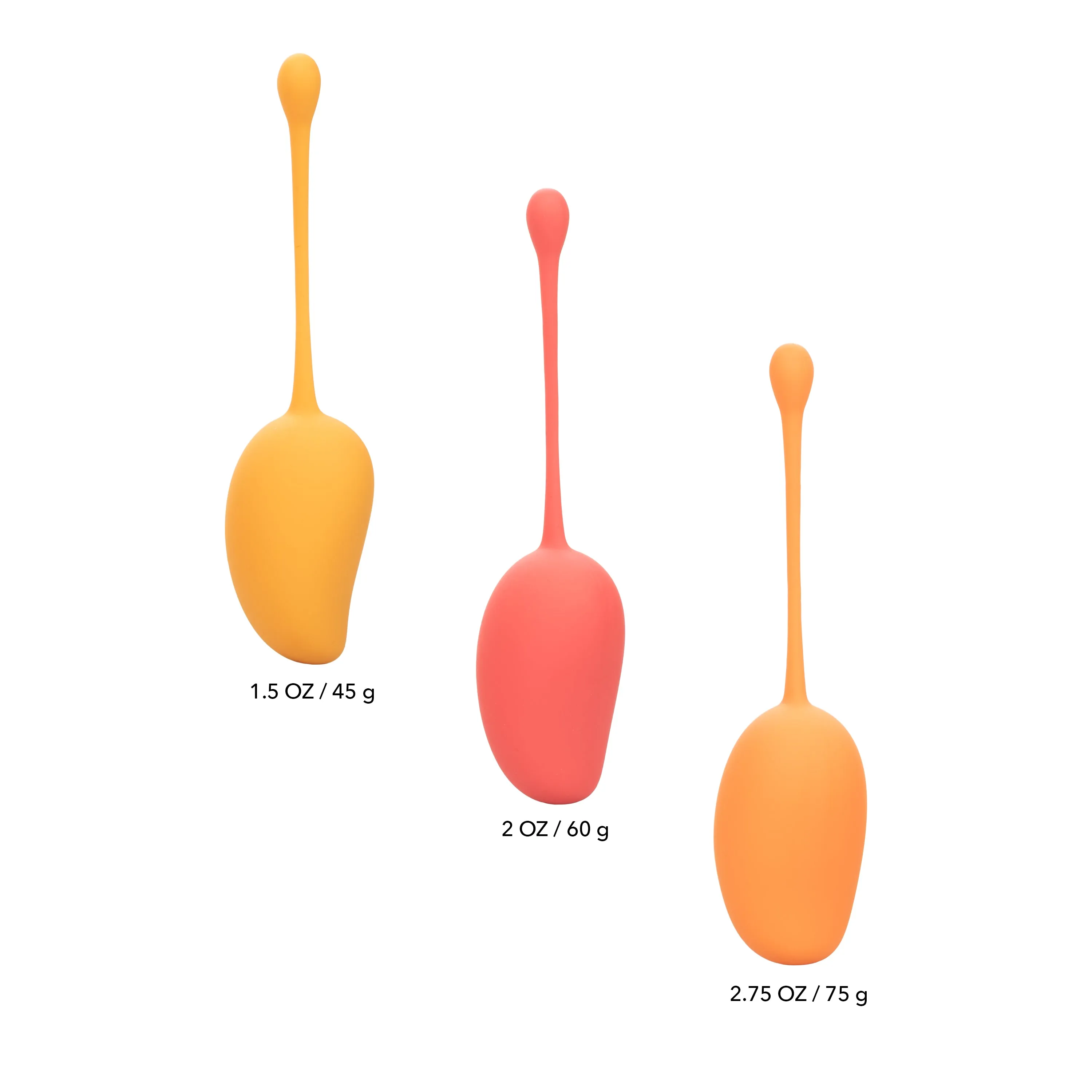 Mango 3 Piece Silicone Kegel Training Set