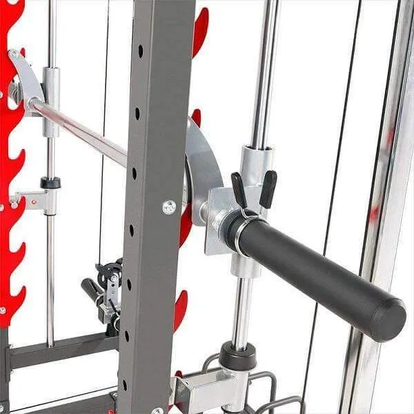 MARCY MULTI FUNCTIONAL TRAINER POWER CAGE RACK & SMITH MACHINE CABLE CROSS OVER GYM ALL IN ONE
