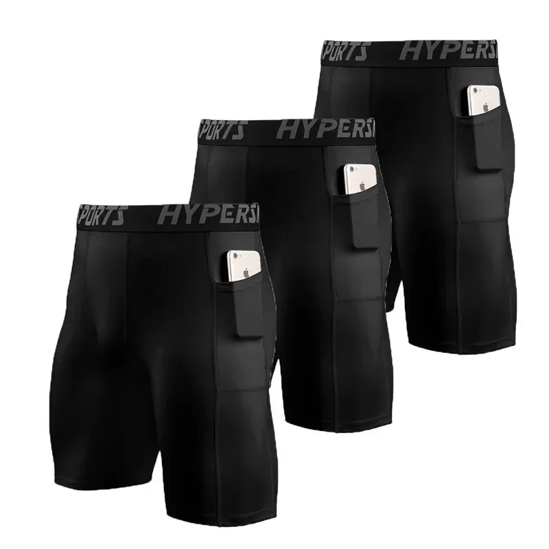 Men’s Compression Leggings and Shorts Set – High-Performance Sportswear