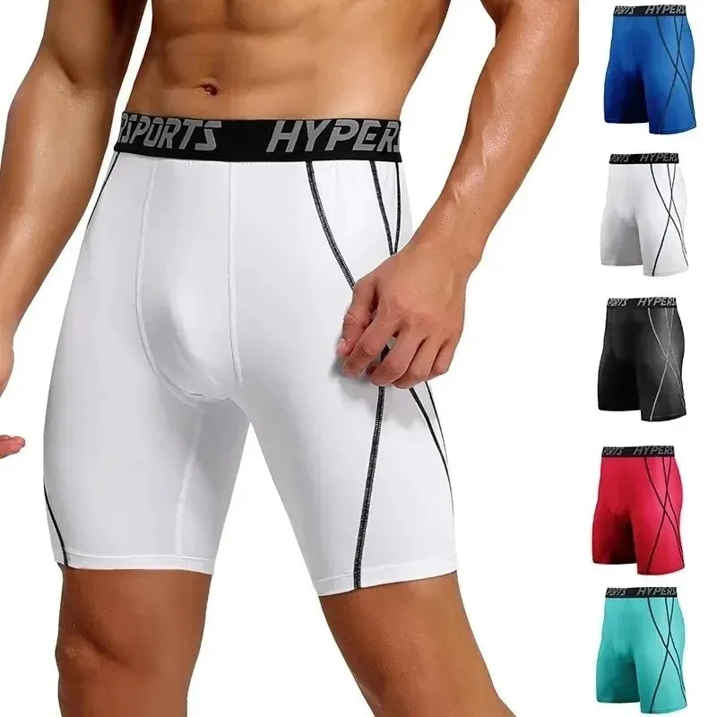 Men’s Compression Leggings and Shorts Set – High-Performance Sportswear