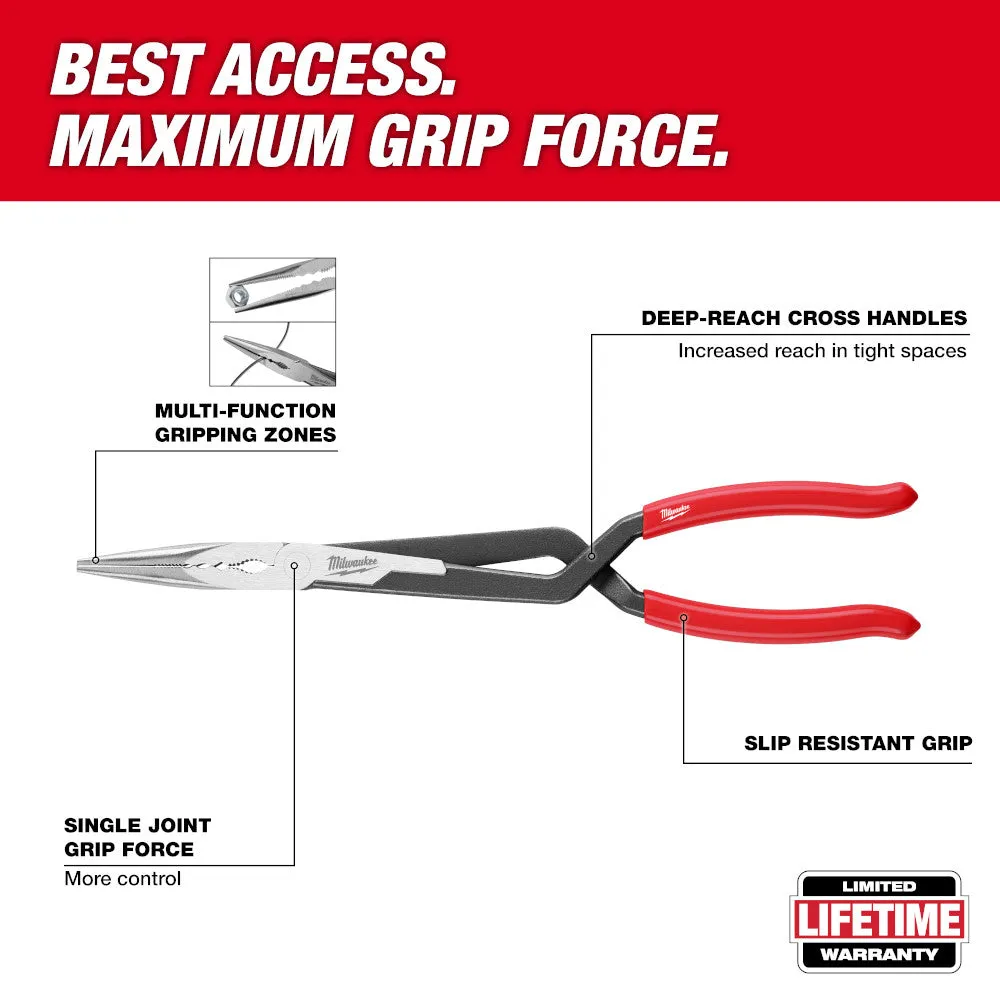 Milwaukee 48-22-6542 2-Piece Long Reach Pliers Set