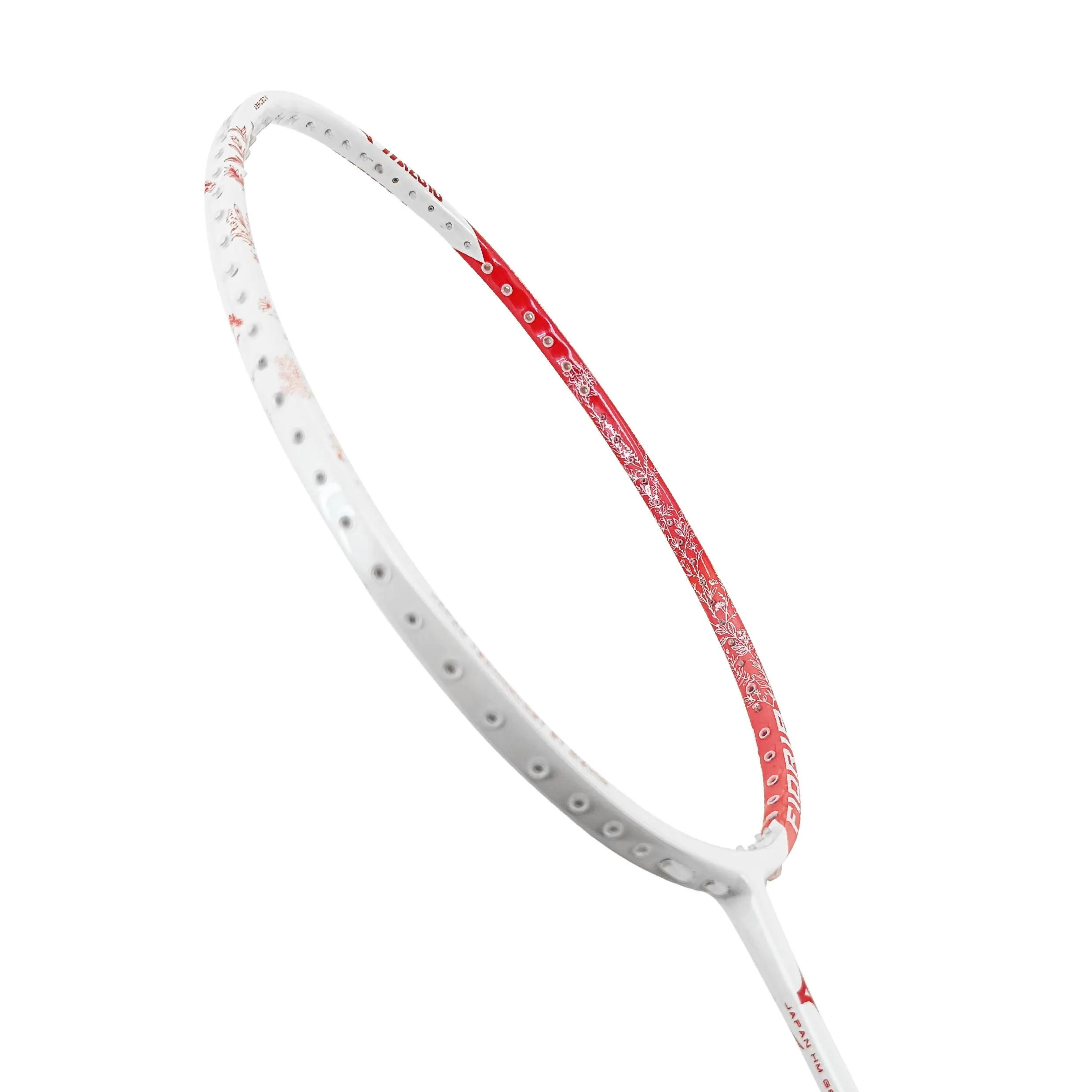Mizuno Fiora Lite Badminton Racket (Pearl White/Glory Coral) (Unstrung)