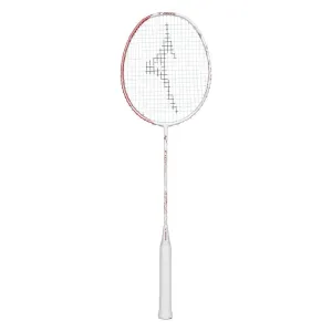 Mizuno Fiora Lite Badminton Racket (Pearl White/Glory Coral) (Unstrung)