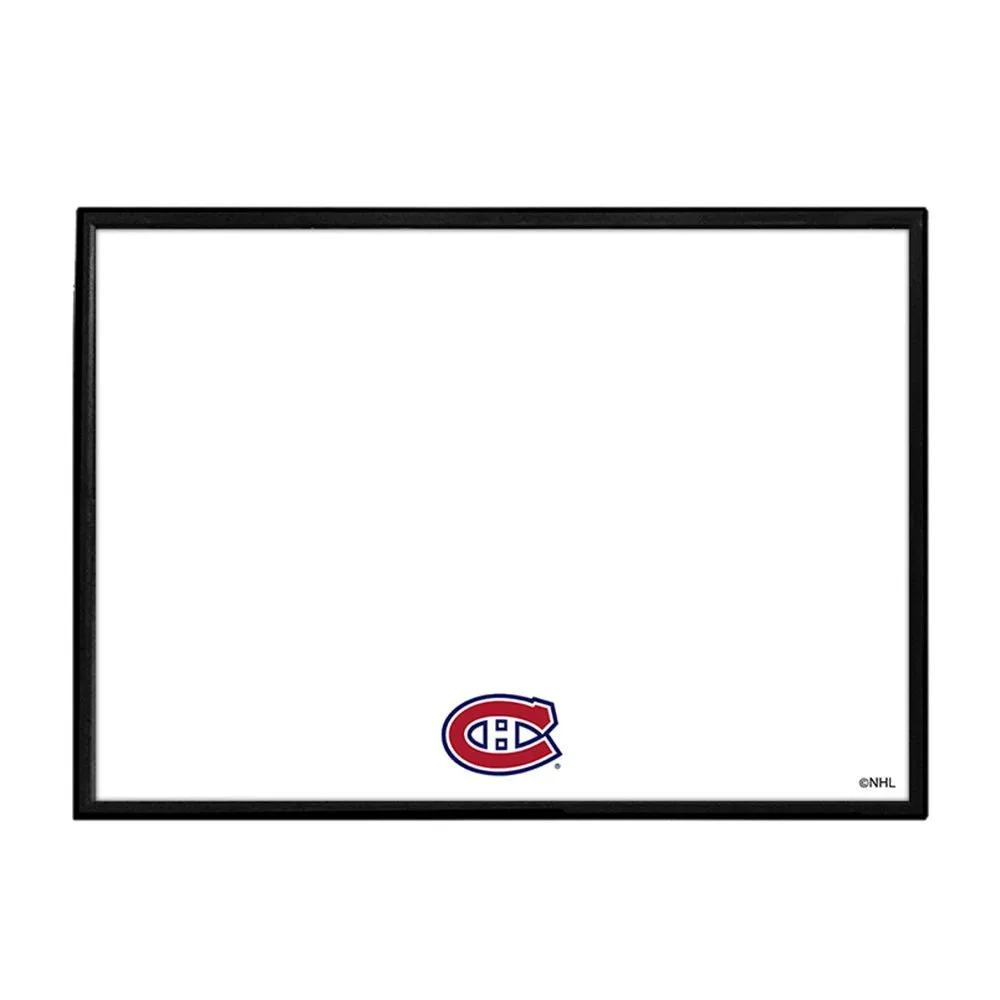 Montreal Canadiens: Framed Dry Erase Board