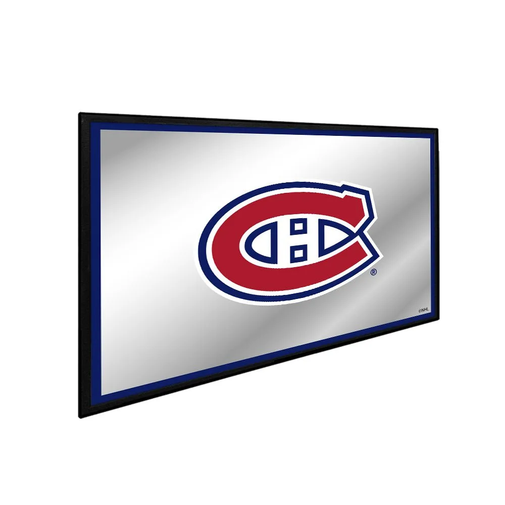 Montreal Canadiens: Framed Mirrored Wall Sign