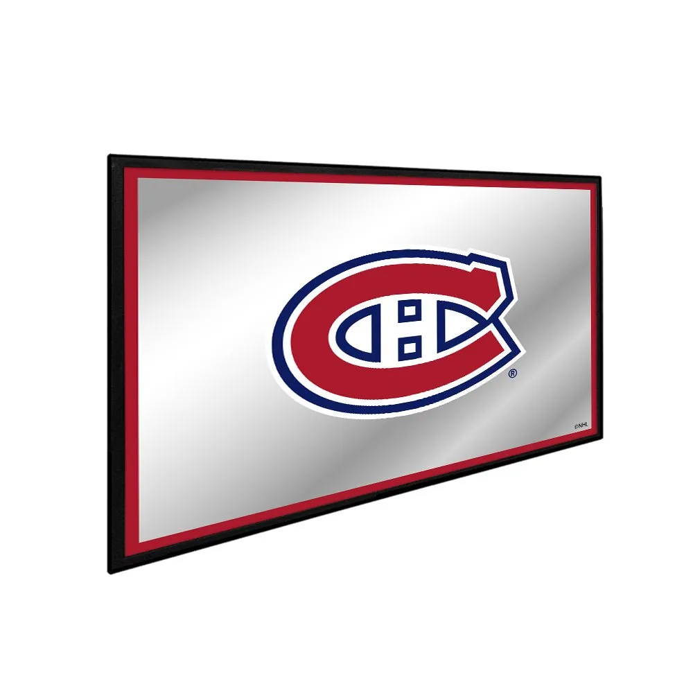 Montreal Canadiens: Framed Mirrored Wall Sign