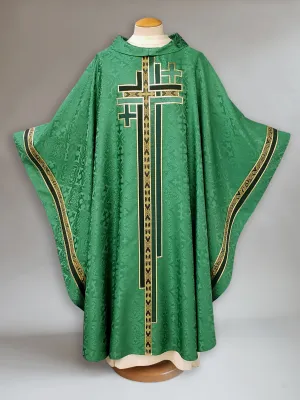 Multi Cross Green Sample Chasuble