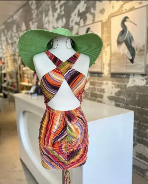 Multi Pattern Cross Dress