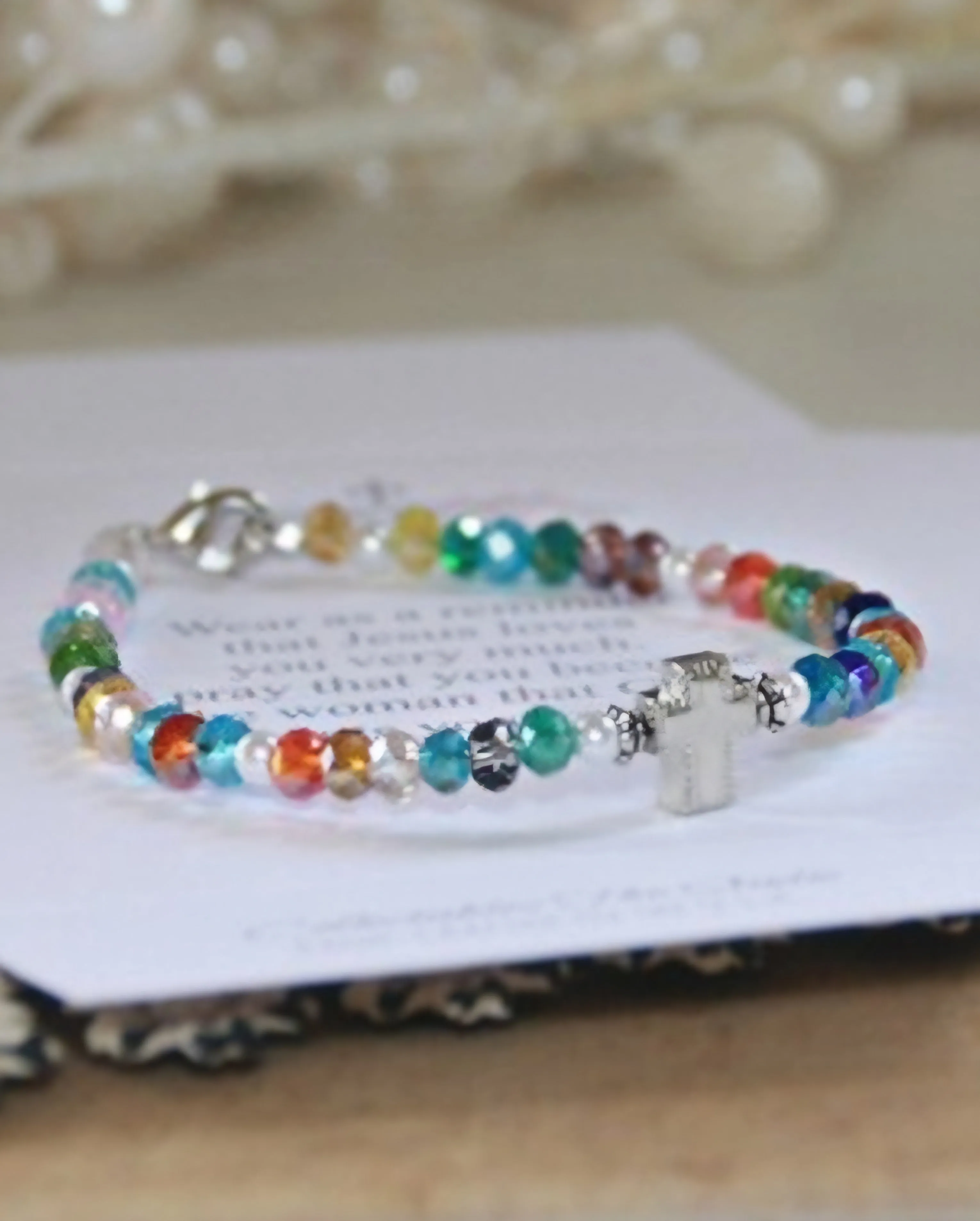 Multicolor Teen Prayer Bracelet