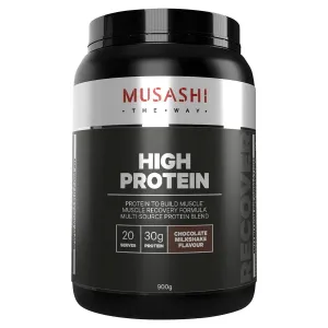 Musashi High Protein Powder Chocolate Milkshake 900g
