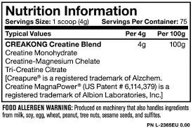 MUTANT CREAKONG CREATINE 300g NEW