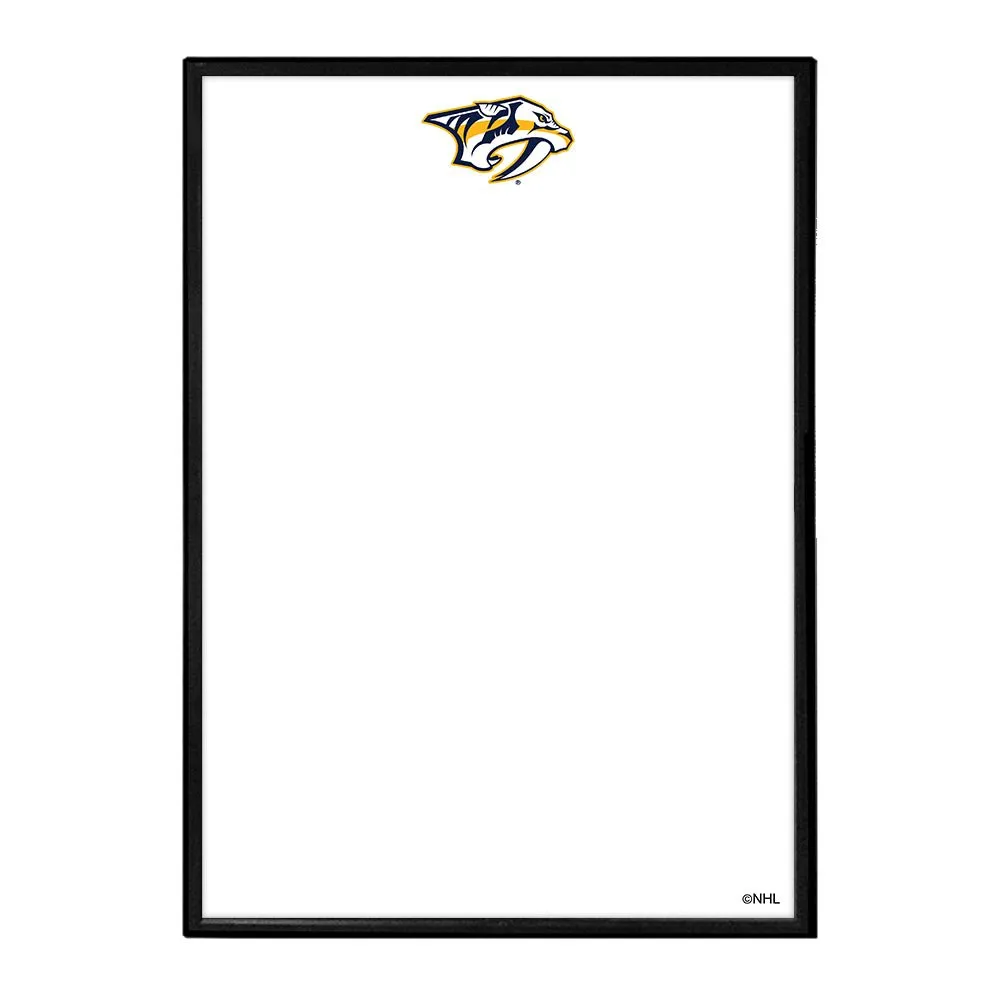 Nashville Predators: Framed Dry Erase Board