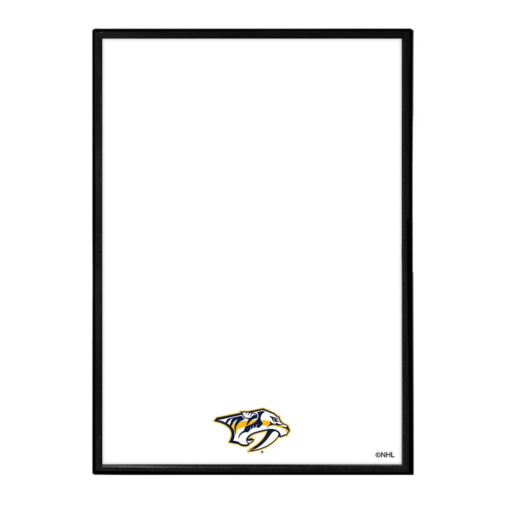Nashville Predators: Framed Dry Erase Board