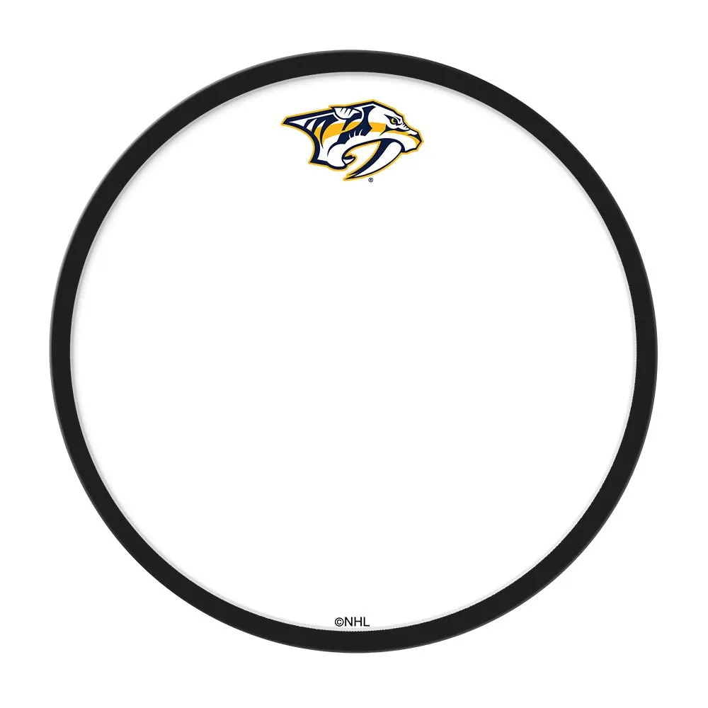 Nashville Predators: Modern Disc Framed Dry Erase Board