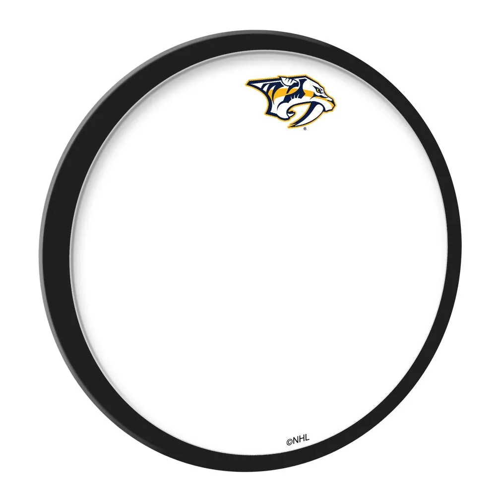 Nashville Predators: Modern Disc Framed Dry Erase Board