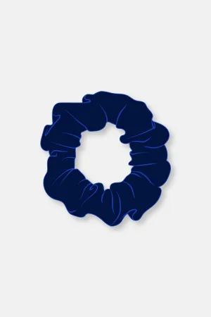 Navy Matt Scrunchie