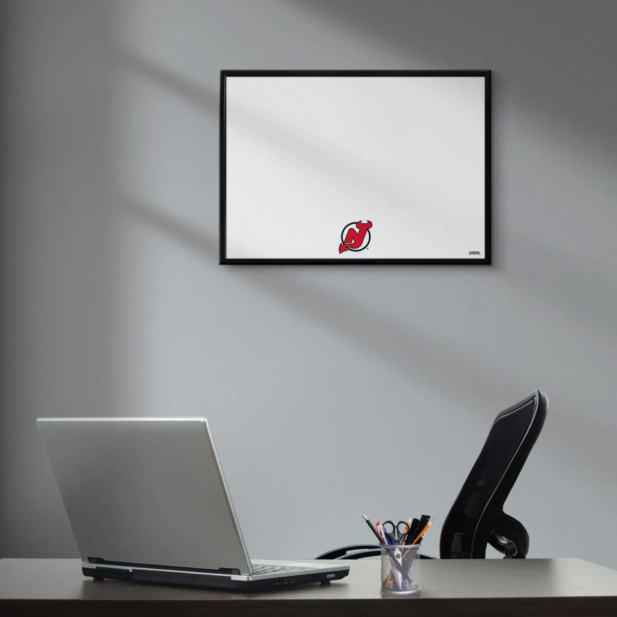 New Jersey Devils: Framed Dry Erase Board