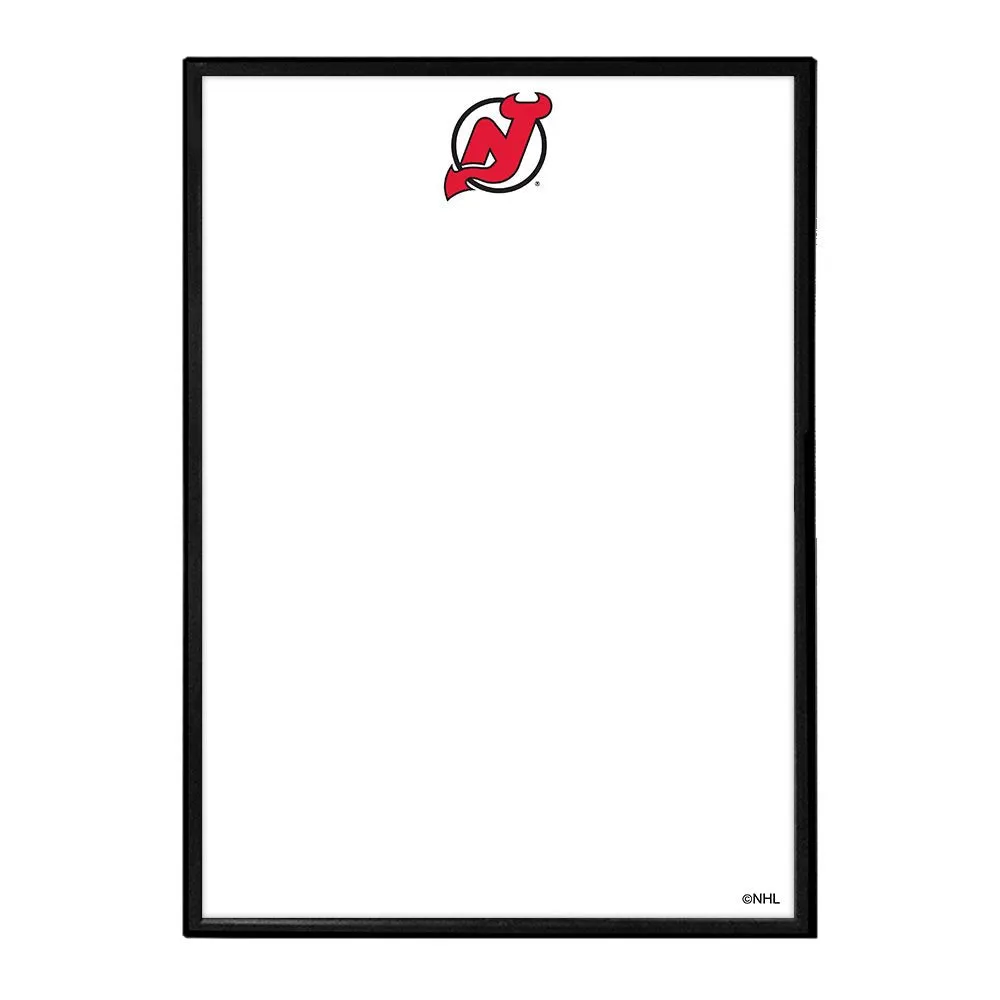 New Jersey Devils: Framed Dry Erase Board