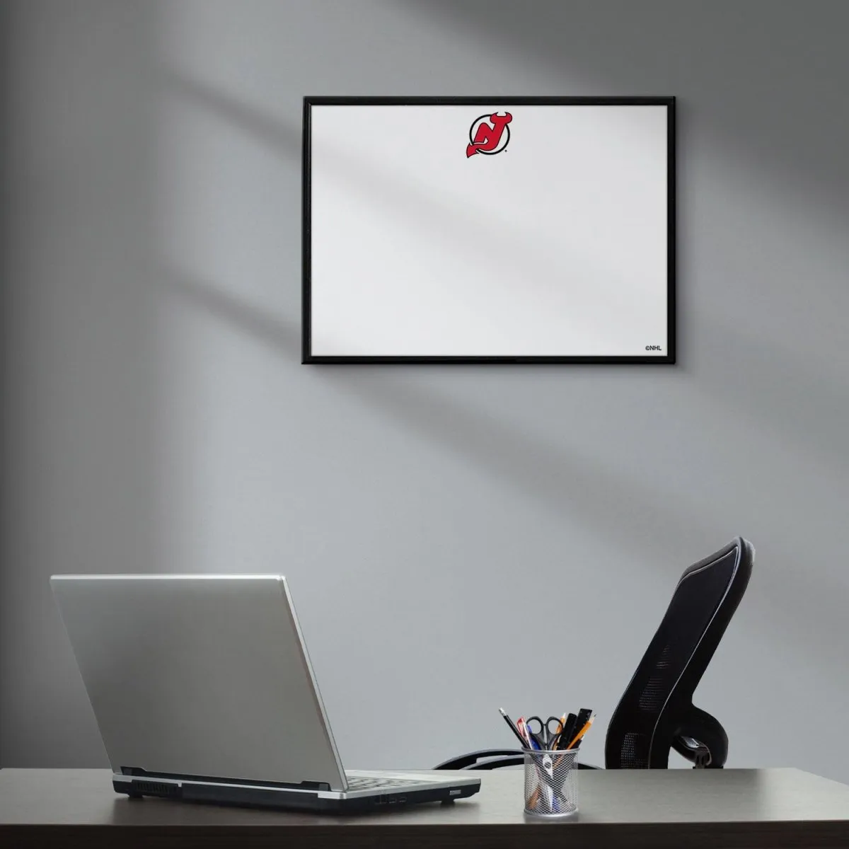 New Jersey Devils: Framed Dry Erase Board