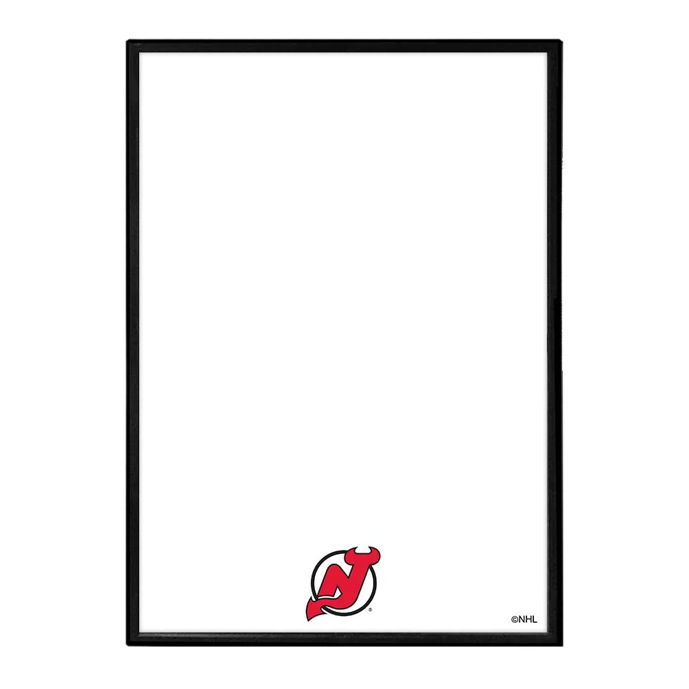 New Jersey Devils: Framed Dry Erase Board