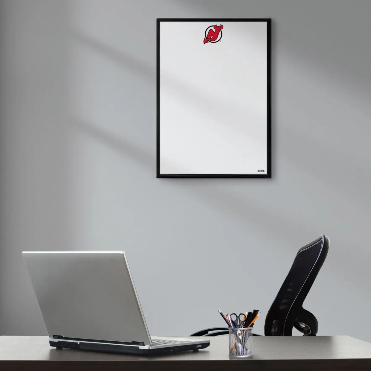 New Jersey Devils: Framed Dry Erase Board
