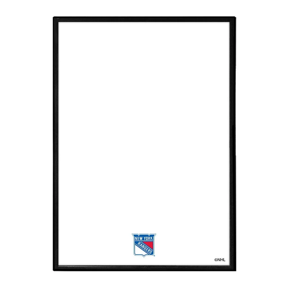 New York Rangers: Framed Dry Erase Board