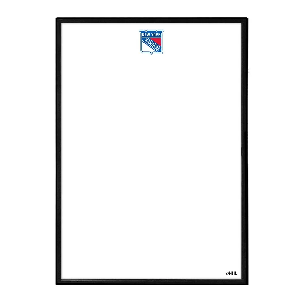New York Rangers: Framed Dry Erase Board