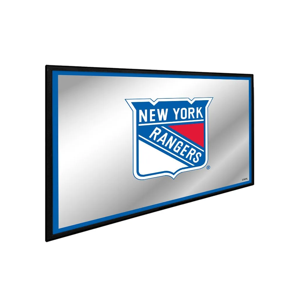 New York Rangers: Framed Mirrored Wall Sign