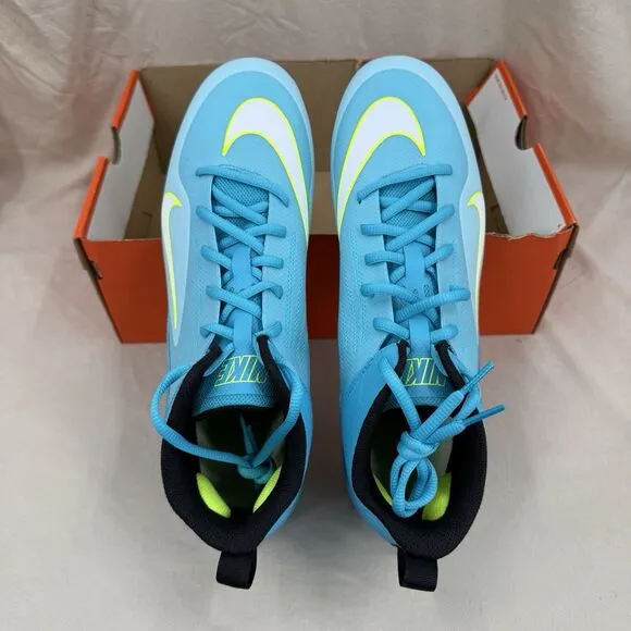 Nike Alpha Huarache 8 Varsity Lax Molded Cleats Men 11.5 Blue Lacrosse CZ6558