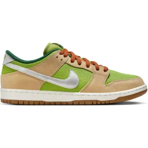 Nike SB Dunk Low Pro Shoes Sesame/Metallic Silver-Pear-Fir