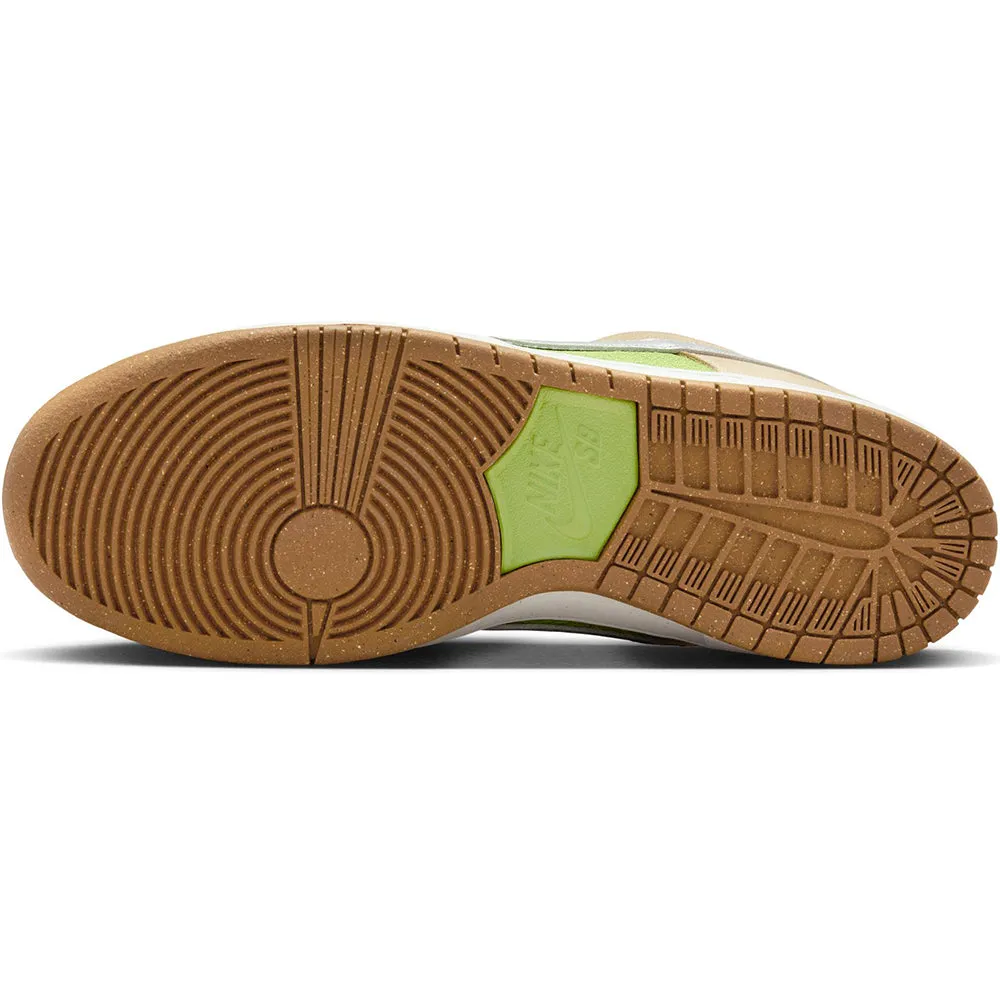 Nike SB Dunk Low Pro Shoes Sesame/Metallic Silver-Pear-Fir