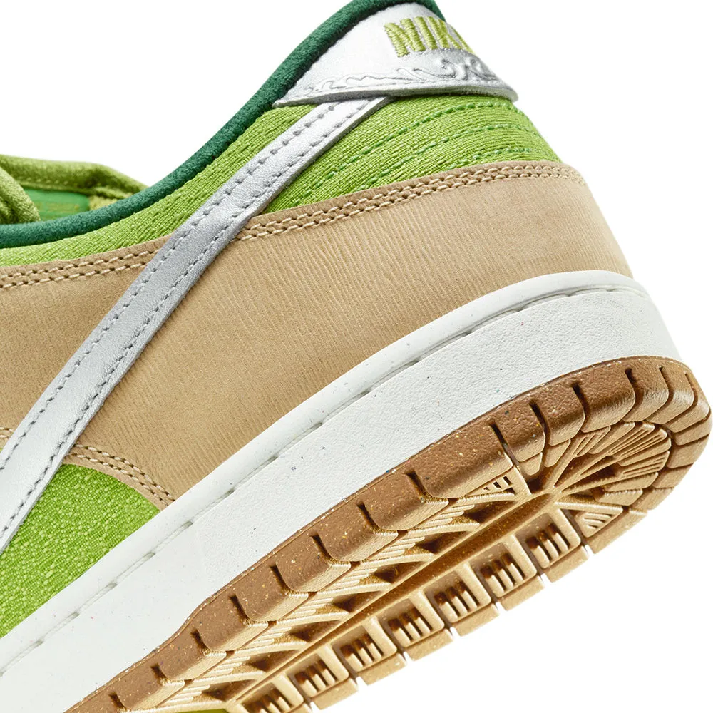Nike SB Dunk Low Pro Shoes Sesame/Metallic Silver-Pear-Fir